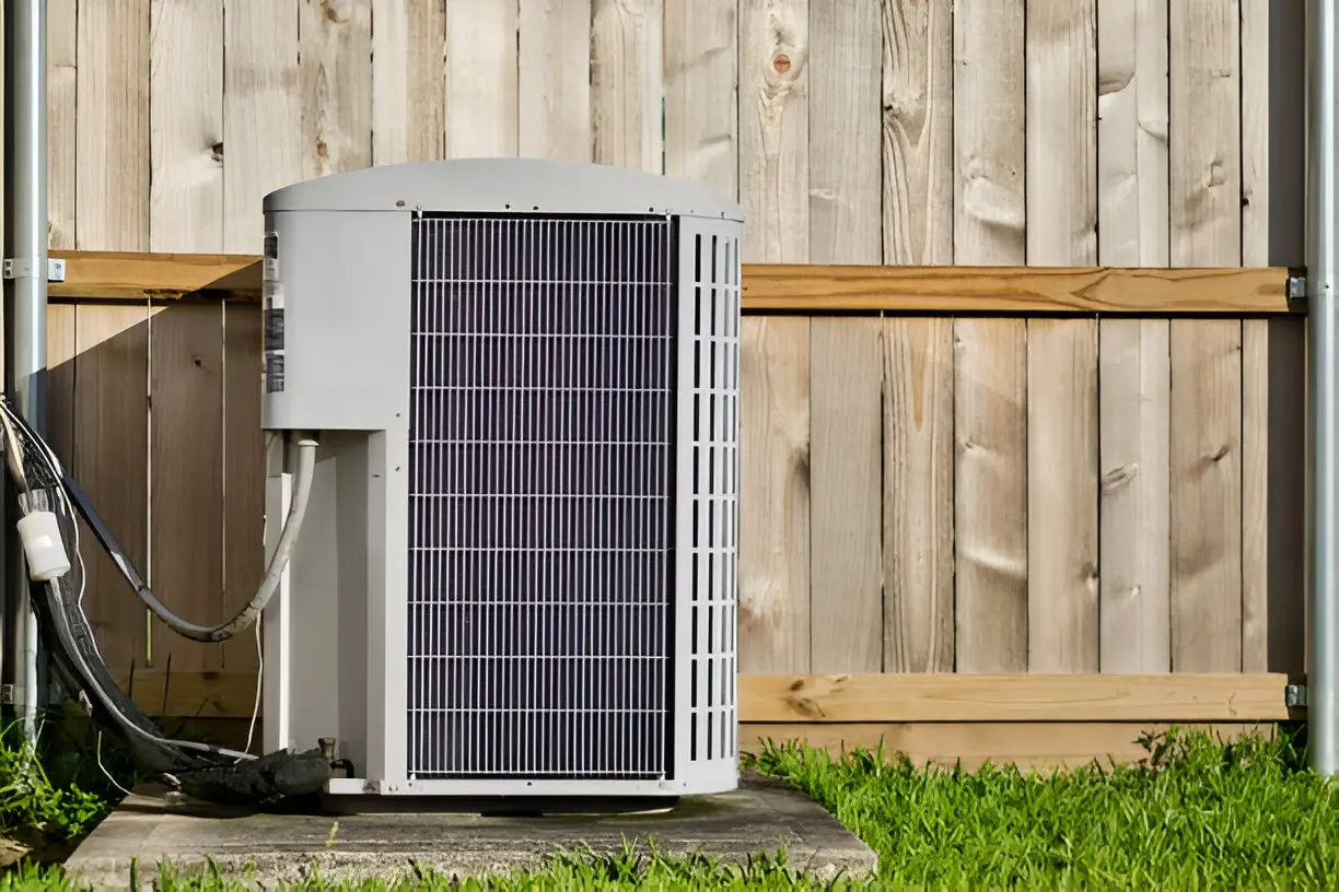 Home 9 Technician performing routine air conditioning service at a residential property in Orlando